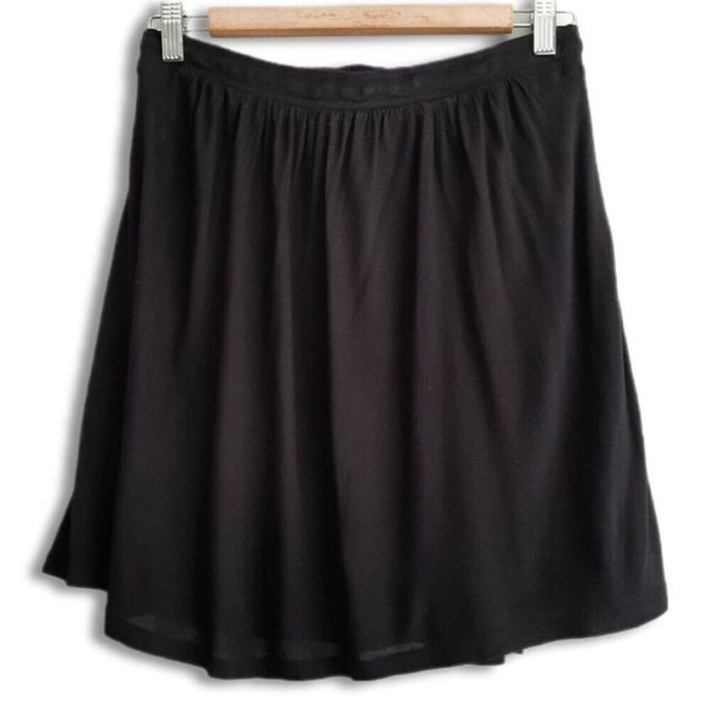 UNITED COLORS OF BENETTON | Italy Pull-on Mini Skirt w/ Pockets Black Sz S - Picture 5 of 10